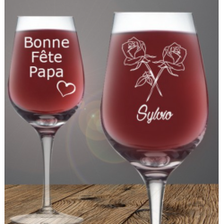 Verre de vin personnalisable