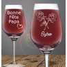 Verre de vin personnalisable